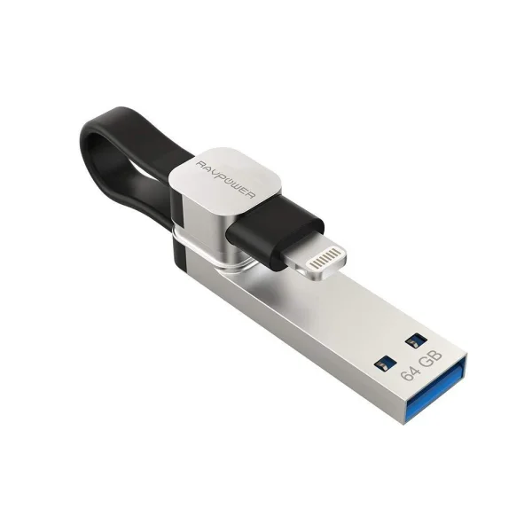 RAVPower Flash Drive iPhone 64GB USB-Stick mit Ladeunterstützung als Blitzangebot günstiger