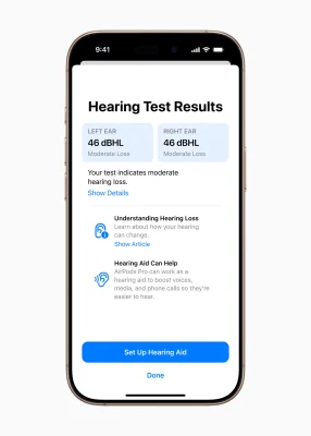 Apple macht aus den AirPods Pro 2 ein Hörgerät mit integriertem Hörtest