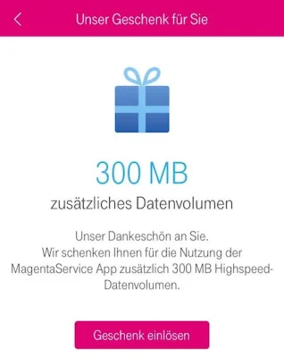 Telekom verschenkt wieder 300 Megabyte Datenvolumen an Privatkunden