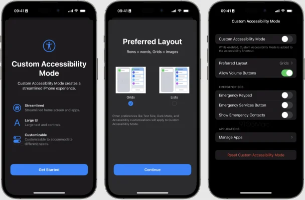 iOS 16.2: Apple führt den "Custom Accessibility Mode" ein