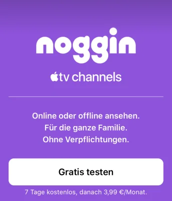 Apple TV Channels: Kindersender noggin ab sofort in der TV App verfügbar