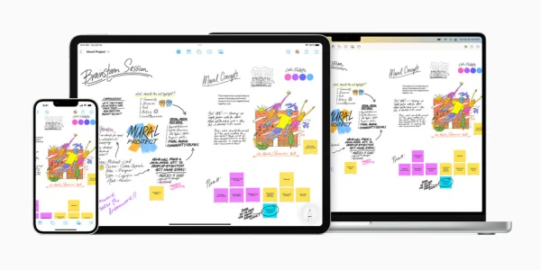 Freeform: Apples neue App für mehr Kreativität und Brainstorming im Video