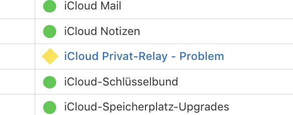 iCloud Privat-Relay mit Störungen, Funktion ist eingeschränkt (Update)