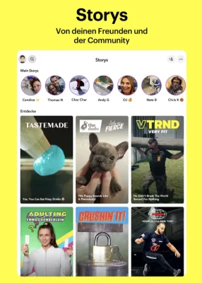 Snapchat: Update bringt native Unterstützung für iPads mit