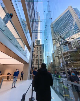 So sieht der renovierte Apple Store in Sydney aus