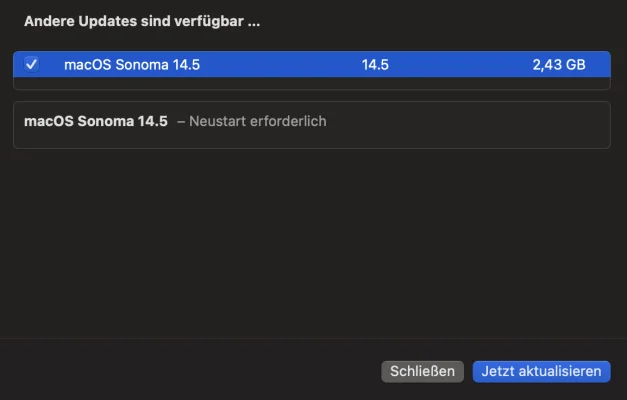 Apple veröffentlicht macOS 14.5 – ganz ohne Release Notes