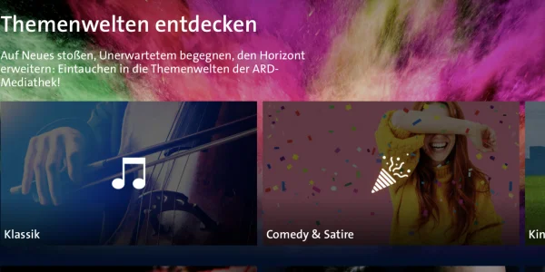 Klassik als neue Kategorie: App & Webseite der ARD Mediathek bietet ab sofort zahlreiche klassische Stücke