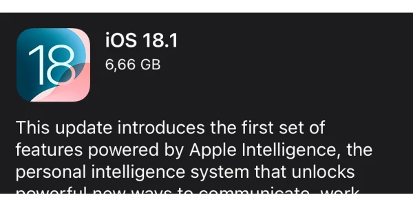 iOS 18.1 & iPadOS 18.1: Der Release Candidate ist da, finale Version kommt nächste Woche