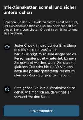 Corona-Warn-App Version 2.0.3 jetzt mit anonymer Check-in-Funktion