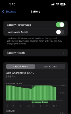 iOS 16 bringt die Prozentanzeige für den Akku zurück auf das iPhone