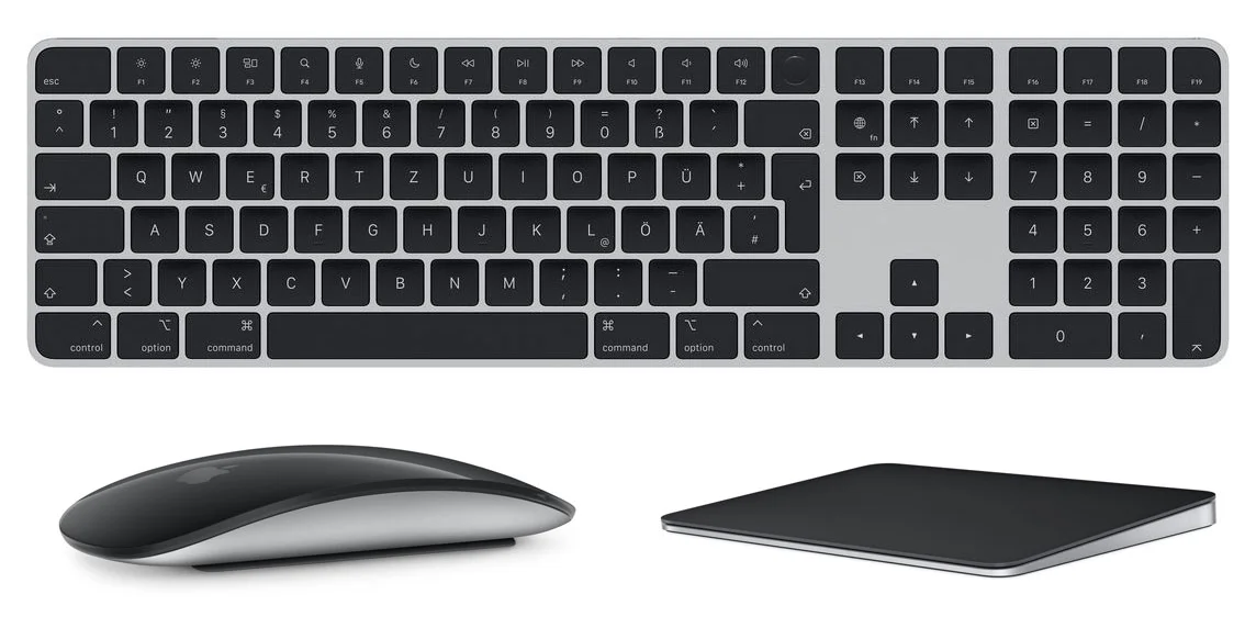 Magic Trackpad, Magic Keyboard und Magic Mouse in neuer Farbe erhältlich