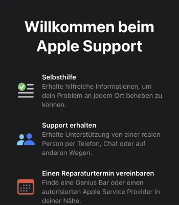 Update für die „Apple Support“-App bringt neues Layout, Navigationsleiste & mehr