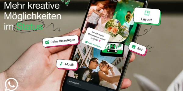 WhatsApp: Meta kündigt neue kreative Tools für den Status an