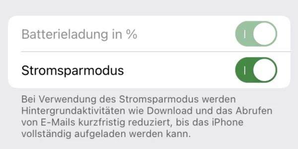 Stromsparmodus: Apple führt Änderungen beim iPhone & iPad ein