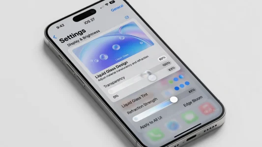 iOS 27: Apple plant feinere Transparenz-Regler für Liquid Glass
