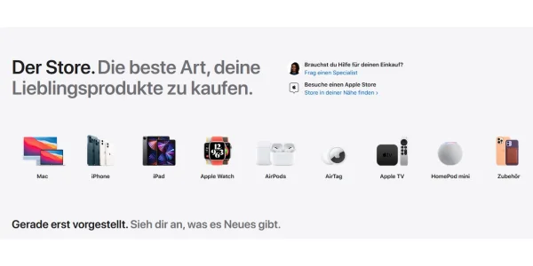 Der Apple Online Store ist zurück