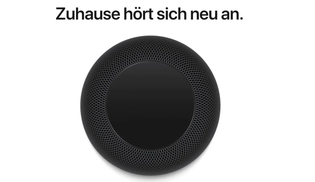 HomePod ab sofort in Deutschland erhältlich