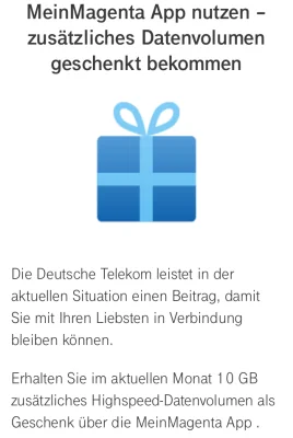 Wegen Coronavirus: 10 GB Datenvolumen bei der Telekom gratis & mehr Geschwindigkeit bei o2, BLAU, ALDI Talk & Congstar (Update)