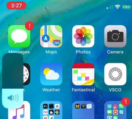 Das ist die überarbeitete Lautstärkeanzeige in iOS 13