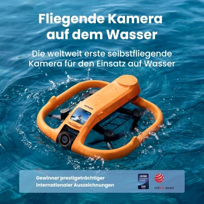 HOVERAir AQUA: Die erste wasserdichte Follow-Me-Drohne für Wassersport