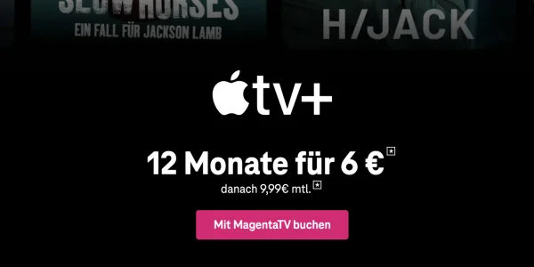 Apple TV+: Magenta-Kunden der Telekom können sich ein Jahr zum Vorteilspreis sichern