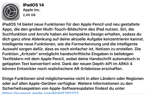 Apple veröffentlicht iOS 14, iPadOS 14 & tvOS 14