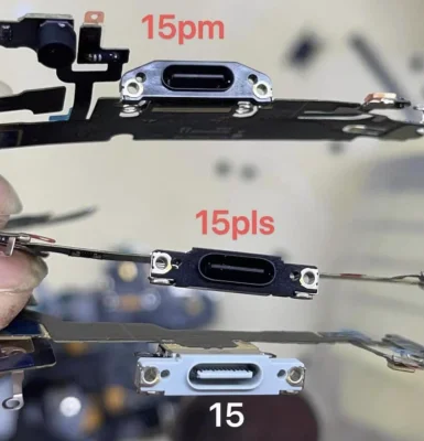 iPhone 15: Leak zeigt vermeintliche USB-C-Buchse