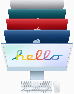 iMac (2021) mit M1 & 24 Zoll Display derzeit 11% günstiger bei Amazon für 1.286,46 Euro