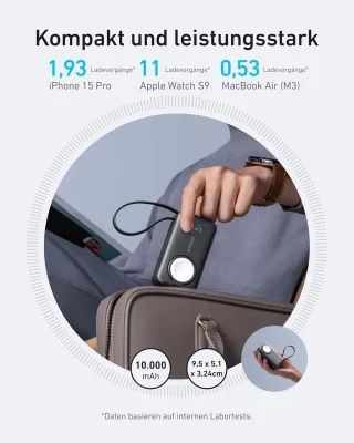 Nur 54,99 Euro: Anker MagGo Powerbank mit Ladedock für die Apple Watch zum Schnäppchenpreis (Update #3)