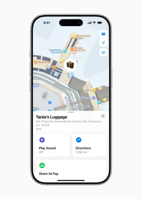 „Objektstandort teilen“ in iOS 18.2: Diese 18 Fluggesellschaften sind zum Start dabei