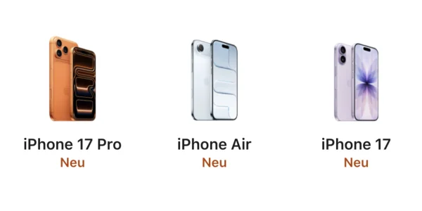 iPhone 17: Die Lieferzeiten steigen an, teilweise bis Mitte Oktober