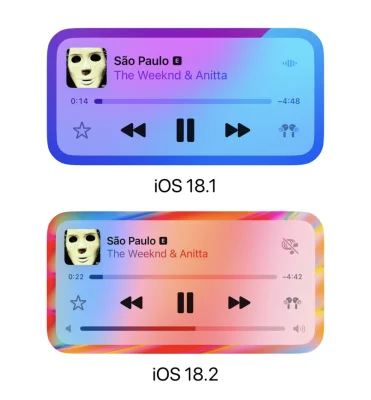 iOS 18.2: Der Lautstärkeregler kann wieder dauerhaft im Sperrbildschirm angezeigt werden