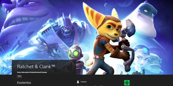 "Ratchet & Clank": Die Vollversion für die PlayStation 4 gibt es einen Monat lang kostenlos