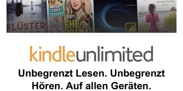 Kindle Unlimited: 3 Monate für gesamt 9,99 Euro