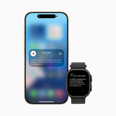 „Live Mithören“: Untertitel kommen auf die Apple Watch