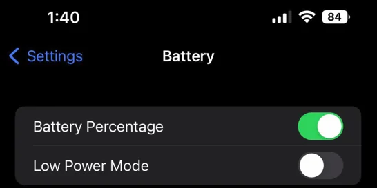 iOS 16 bringt die Prozentanzeige für den Akku zurück auf das iPhone