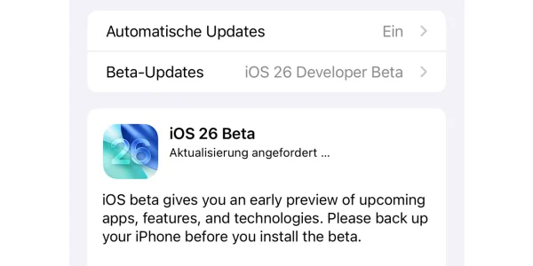 iOS 26 Beta - erste Eindrücke und Erfahrungen in unserem Test (Update)
