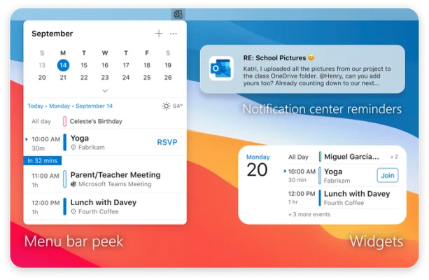 Outlook für macOS kann jetzt kostenlos verwendet werden