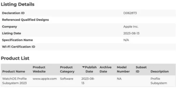 Apple Watch: Neue Modelle in Bluetooth-Datenbank entdeckt