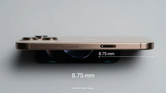 iPhone 18 Pro Max bleibt bei 8,75 Millimeter Dicke