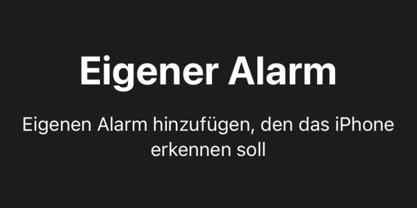 Geräuscherkennung auf dem iPhone und iPad: So fügt man eigene Alarme, Geräte & Klingeln hinzu