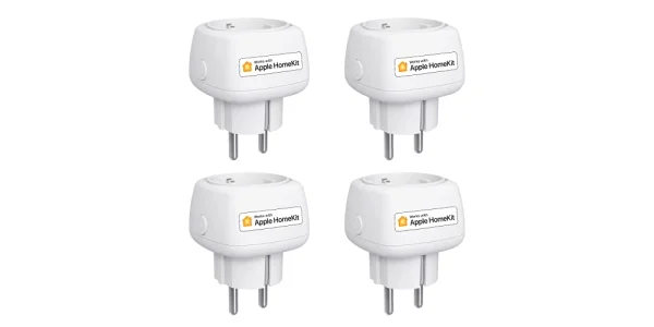 4-er Set Meross Mini Steckdose mit Apple HomeKit und App-Steuerung für nur 40,81€