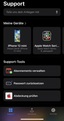 Update für die „Apple Support“-App bringt neues Layout, Navigationsleiste & mehr