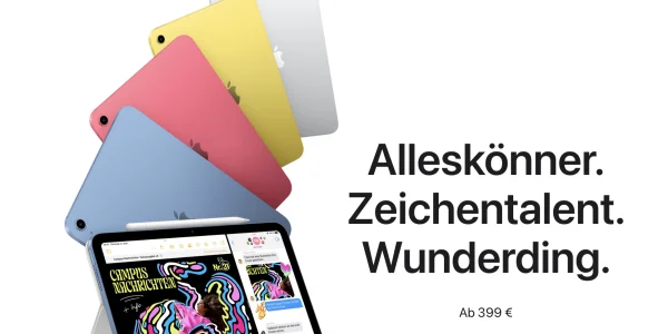 Preissenkung beim iPad 10: Das Einsteiger-iPad gibt es jetzt ab 399 Euro