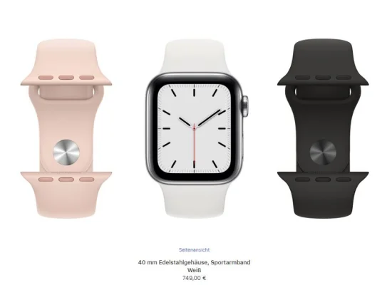 Apple Watch Studio erlaubt online & im Apple Store individuelles Zusammenstellen der Apple Watch Series 5