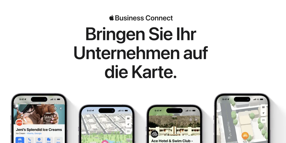Apple Business Connect ist da: Unternehmen können individuelle Informationen in Apple Maps eintragen