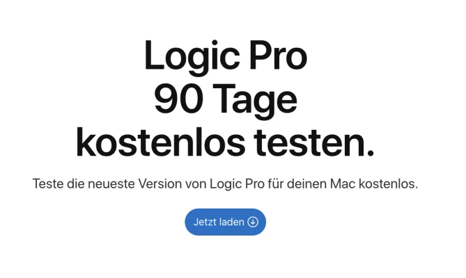Logic Pro und Final Cut Pro: So sichert ihr euch noch die 90-tägige kostenlose Testphase (Reminder)