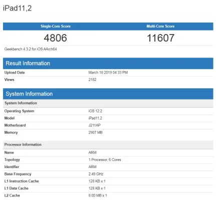 iPad mini & iPad Air: Geekbench listet erste Benchmark-Ergebnisse