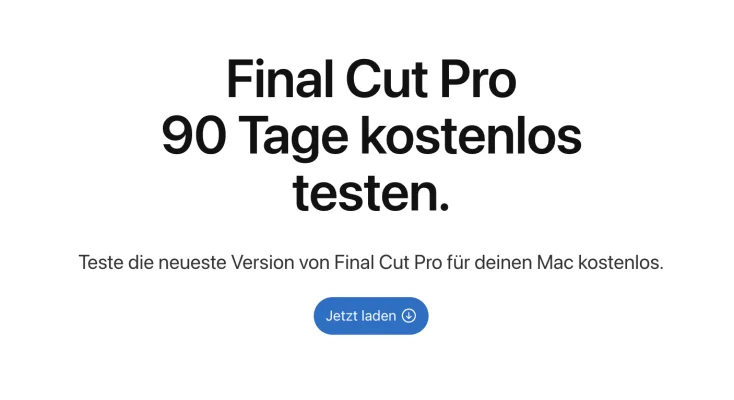 Logic Pro und Final Cut Pro: So sichert ihr euch noch die 90-tägige kostenlose Testphase (Reminder)