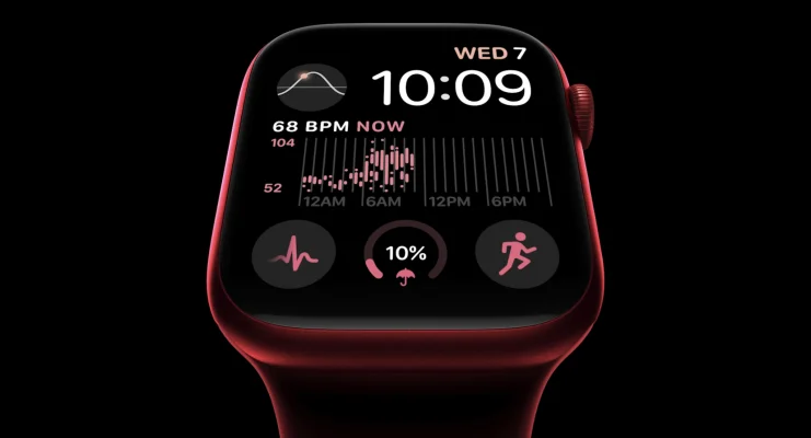 Apple zeigt die Apple Watch Series 8 mit Temperatursensor